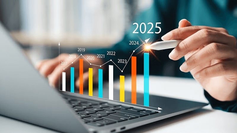 The growth of the e-commerce industry has increased significantly over the years.