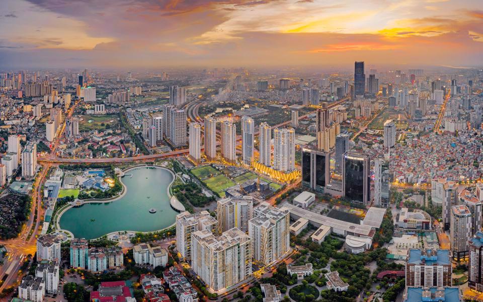 Hanoi from Aerial View