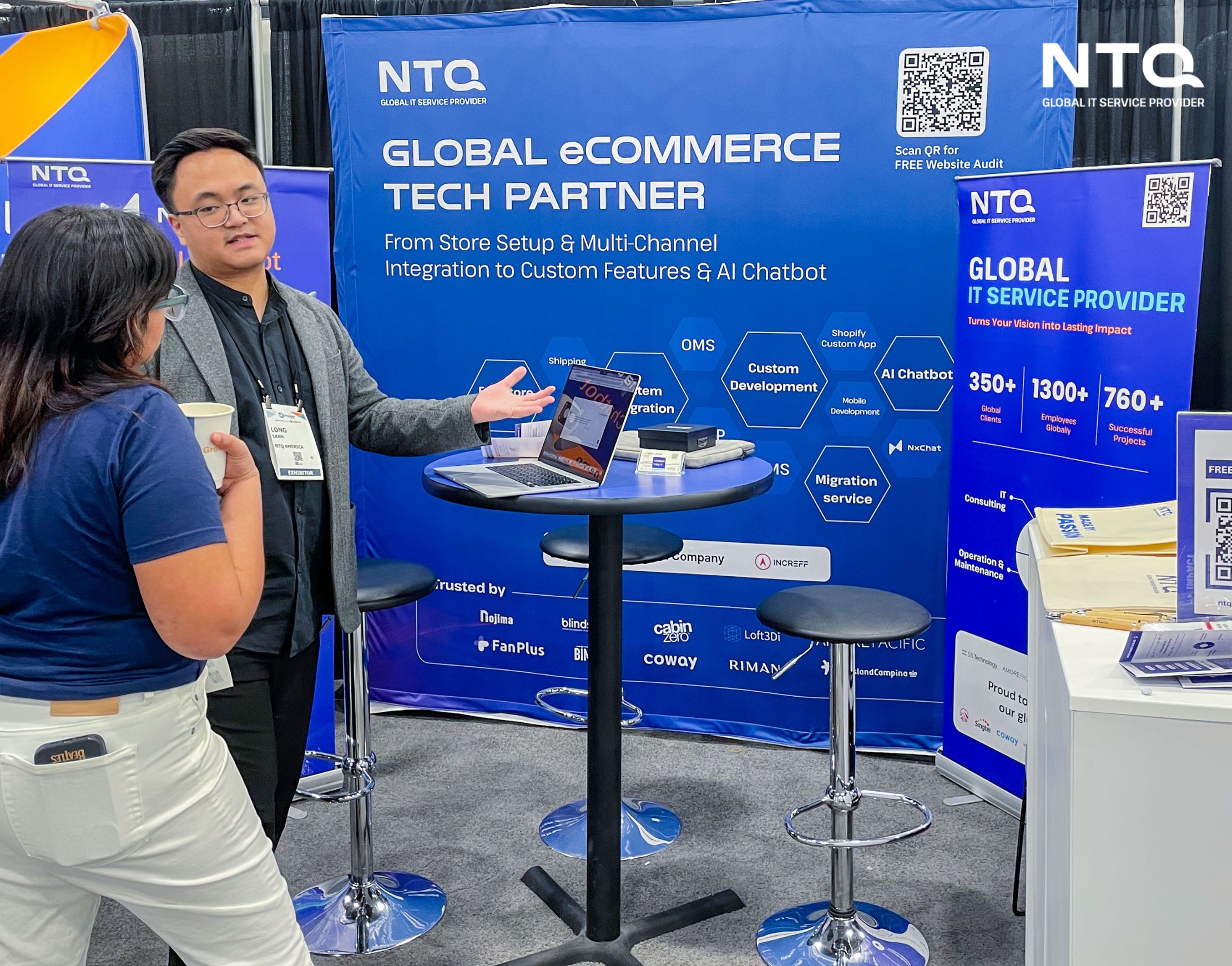 NTQ America consults at the booth